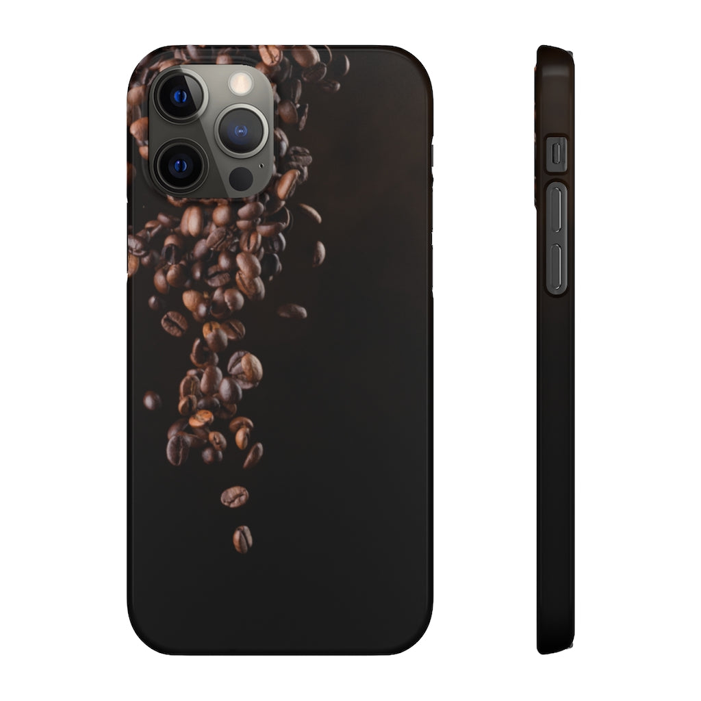 Coffee bean iphone Snap Cases