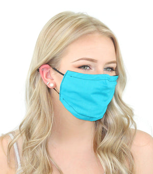 Reusable Cloth Face Mask With PM2.5 Filter and Nose Bridge
