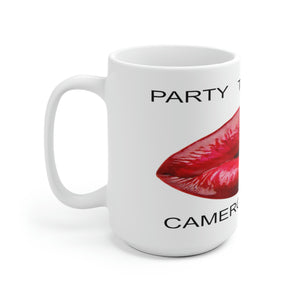 Party time with White Ceramic Mug by Cameron Sloane