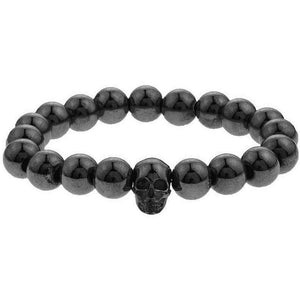 Mister Annum Plus Bead Bracelet - Steel