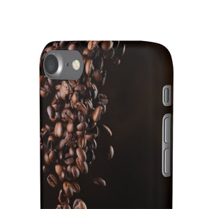 Coffee bean iphone Snap Cases