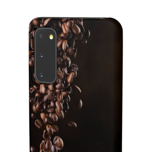 Coffee bean iphone Snap Cases