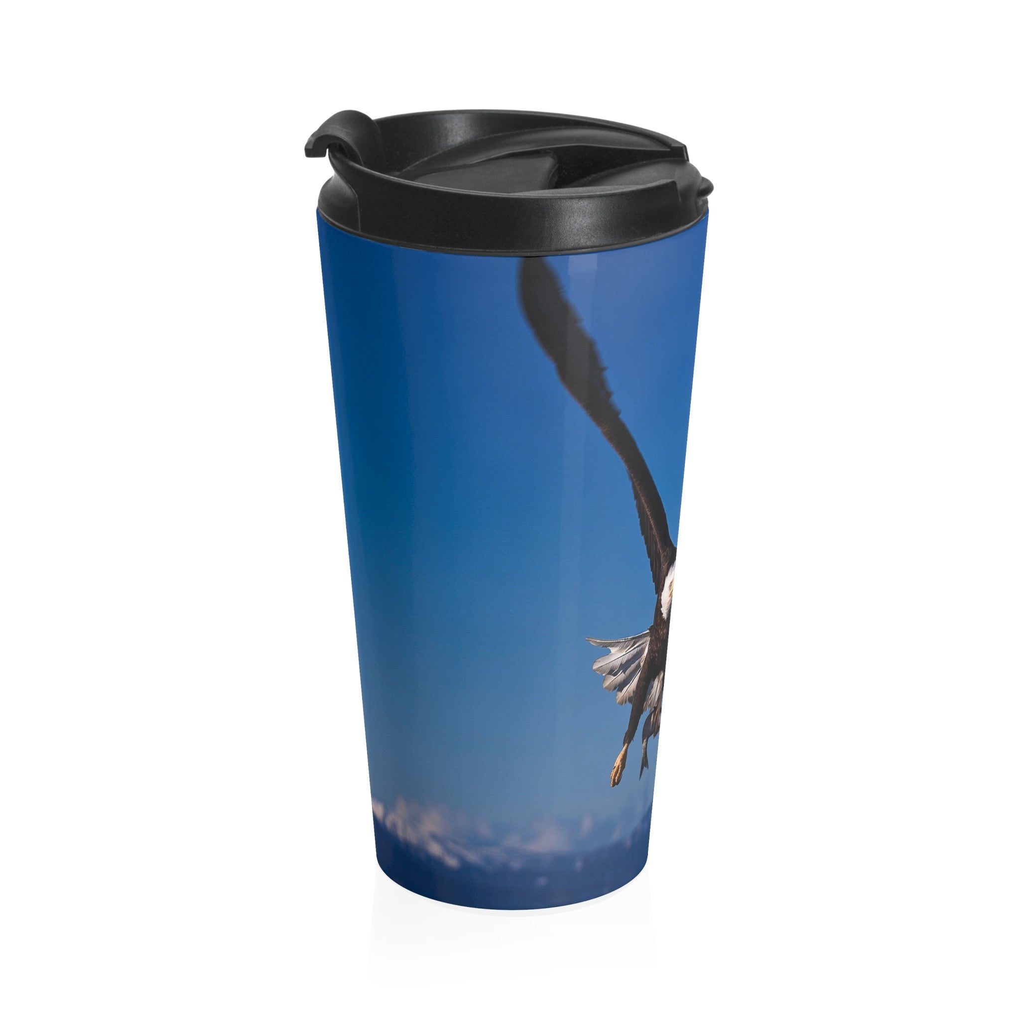 Eagle Wings Wraparound Stainless Steel Travel Mug