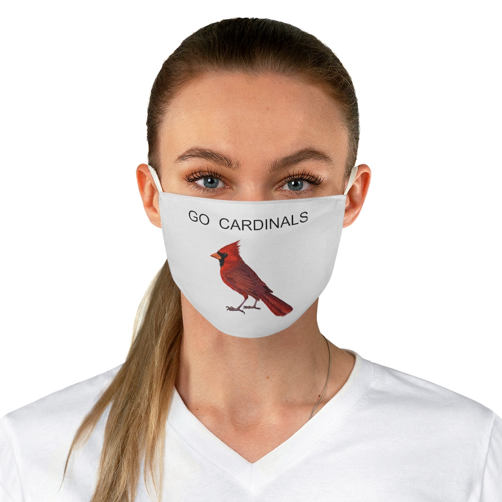 Go Cardinals  Fabric Face Mask unisex