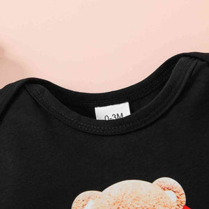 Baby Bear Graphic Short Sleeve Bodysuit