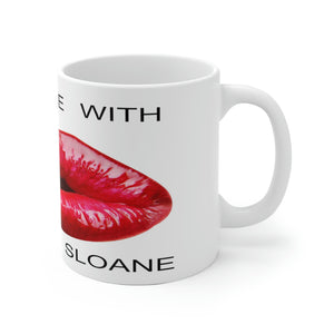 Party time with White Ceramic Mug by Cameron Sloane