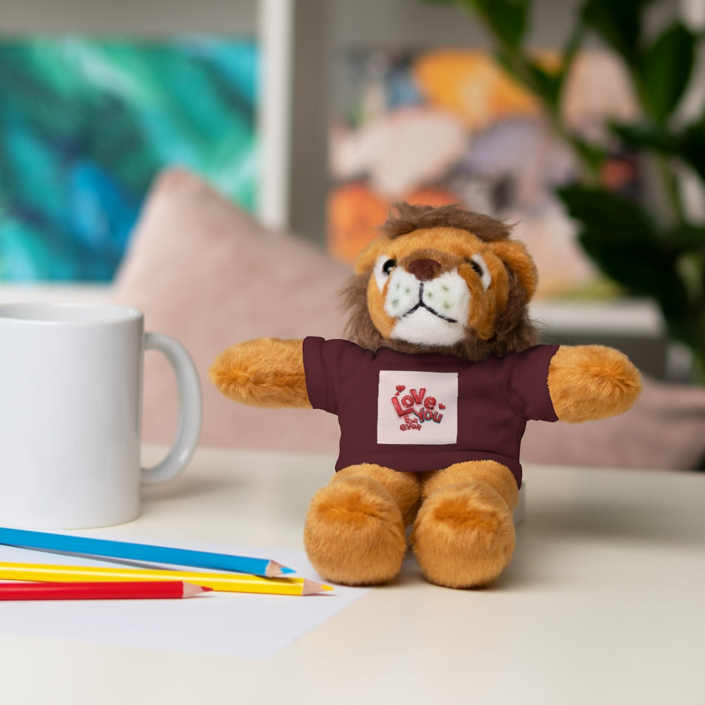 Love you Stuffed Animals with Tee