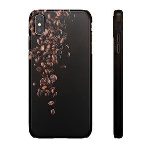 Coffee bean iphone Snap Cases