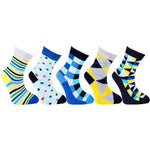 Kid's 5-pairs Funky Mix Socks