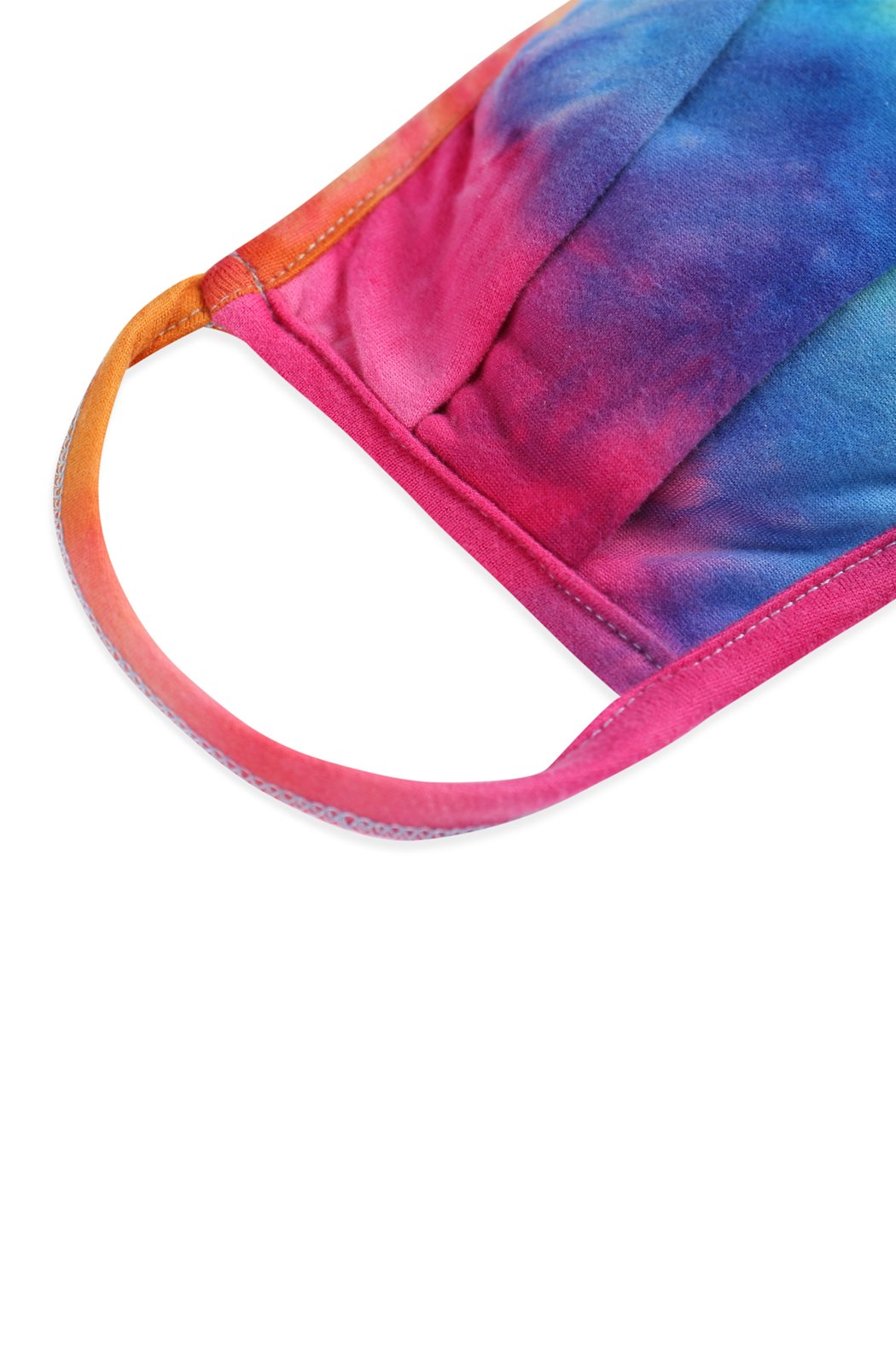 Rfm6006-Rtd023 - Tie Dye Reusable Pleated Face Mask for Adults