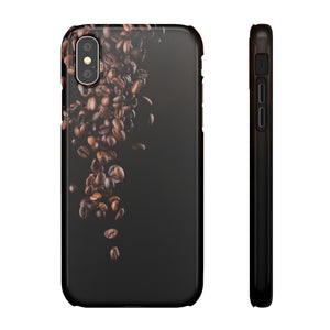 Coffee bean iphone Snap Cases