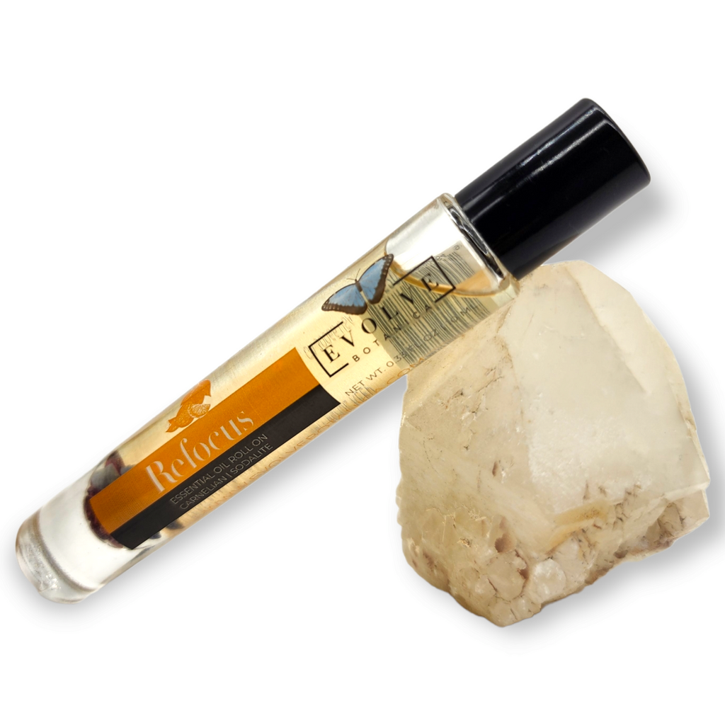 Gemstone Essential Oil Roll on - Refocus