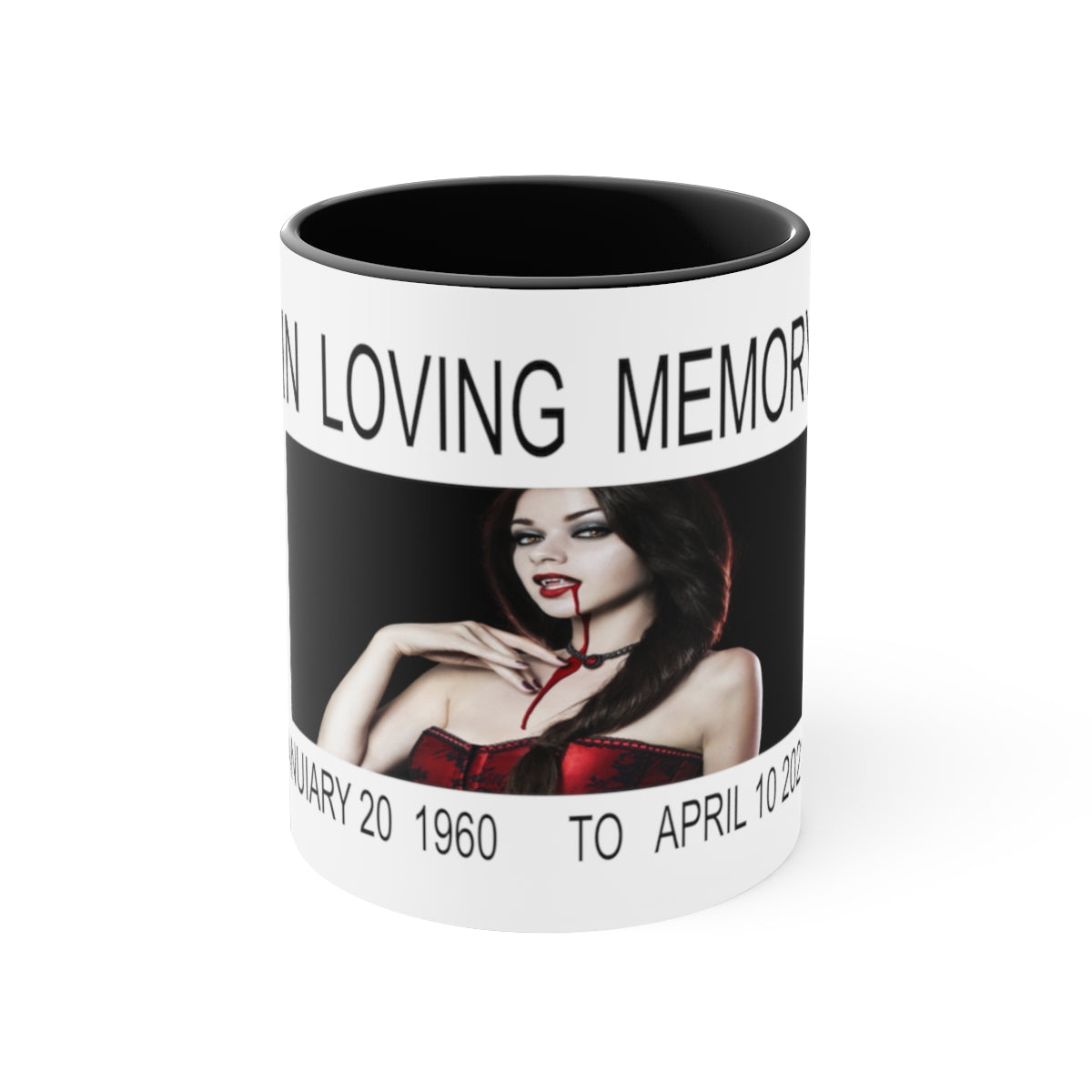 In loving memory sample Accent Coffee Mug, 11oz