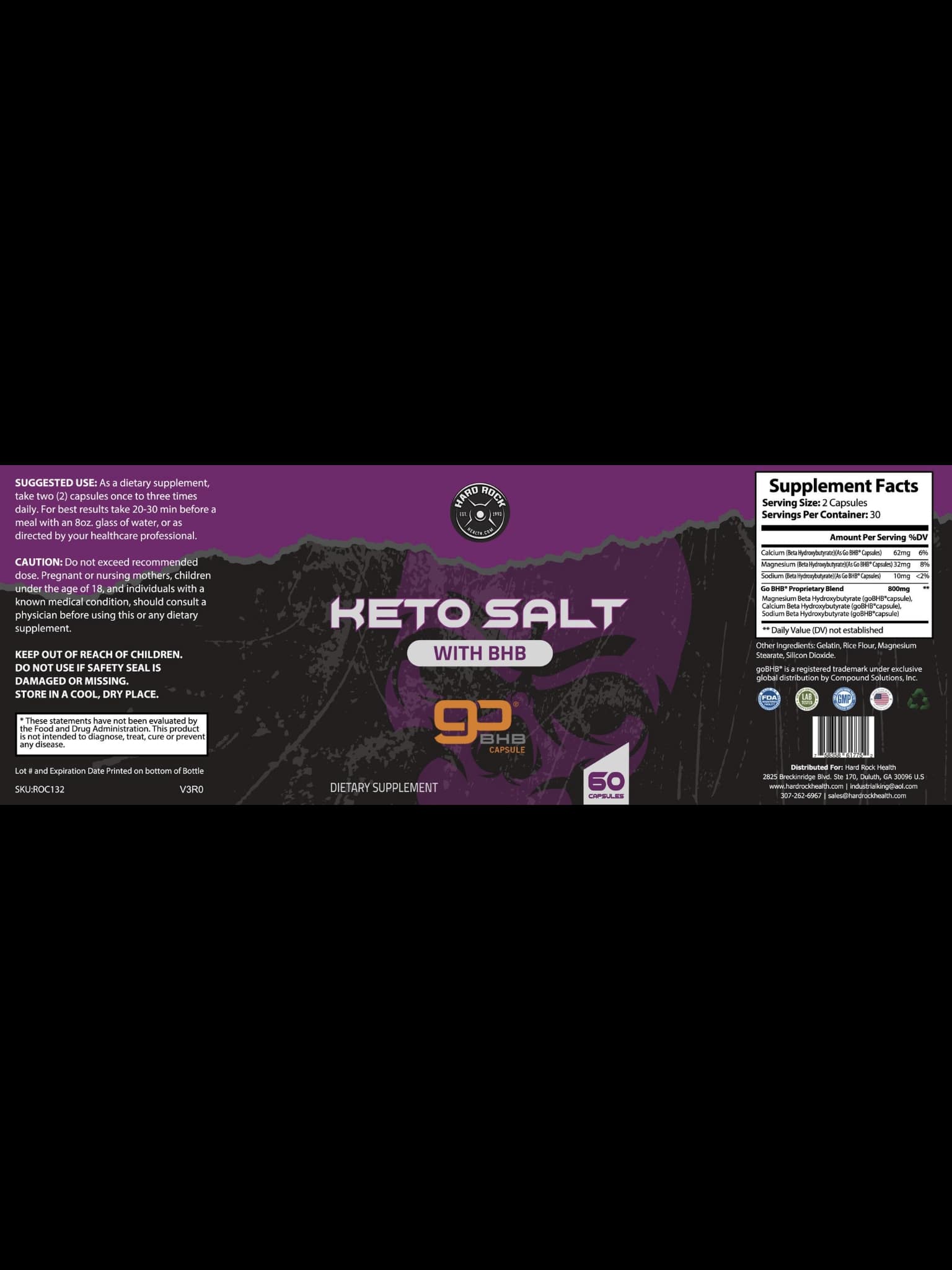 Keto Salt With BHB- Natural Ketosis Using Ketone & Ketogenic Diet