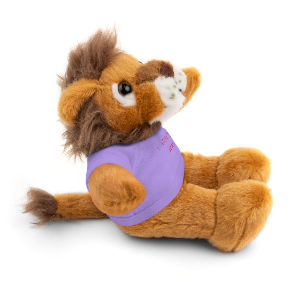I LOVE YOU AMY Stuffed Animals with Tee