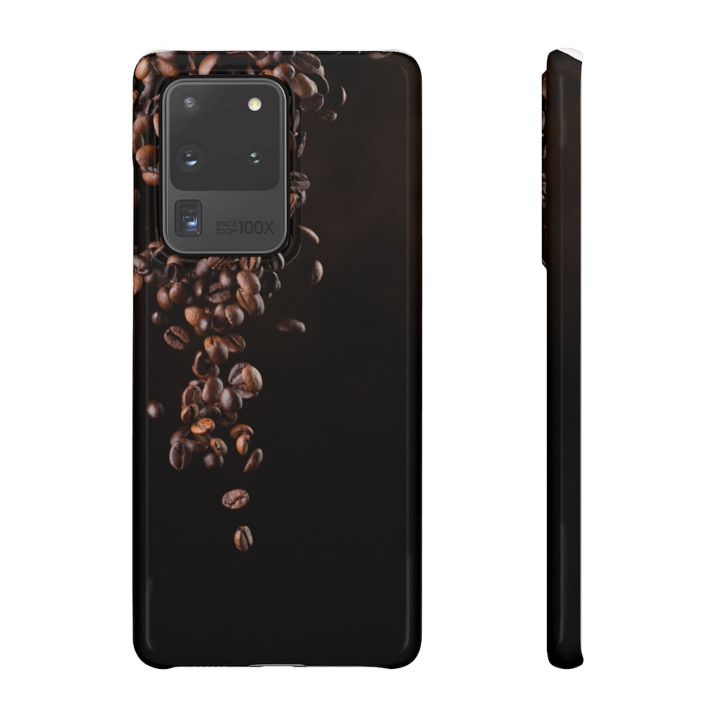 Coffee bean iphone Snap Cases