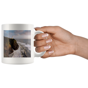 Cliff Lighthouse 11 oz coffee mug
