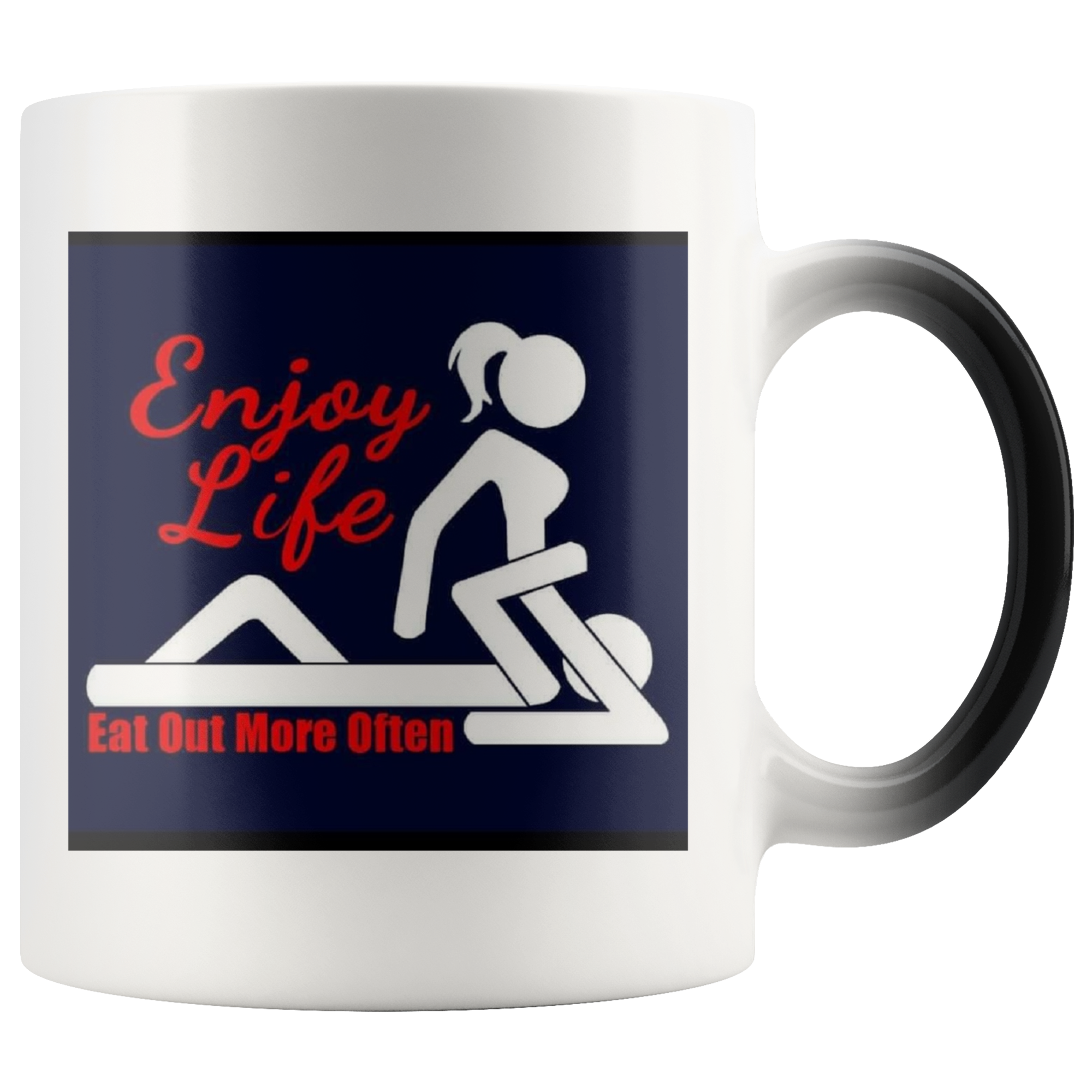 Enjoy life sexy humor 11 ounce magic mug adult