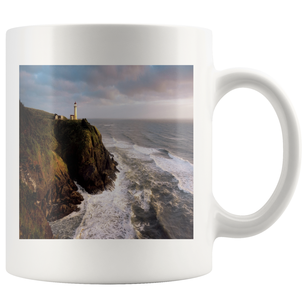 Cliff Lighthouse 11 oz coffee mug