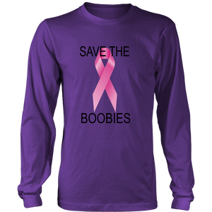SAVE THE BOOBIES DISTRICT LONG SLEEVE