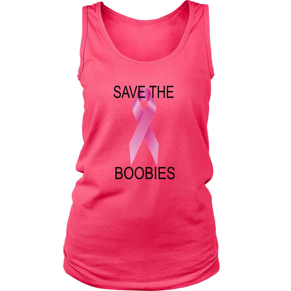 SAVE THE BOOBIES DISTRICT WOMENS TANK TOP