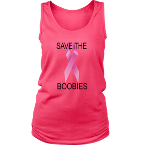 SAVE THE BOOBIES DISTRICT WOMENS TANK TOP