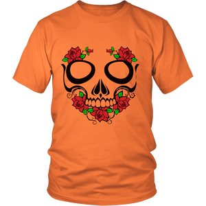 Skull and Roses District unisex shirt