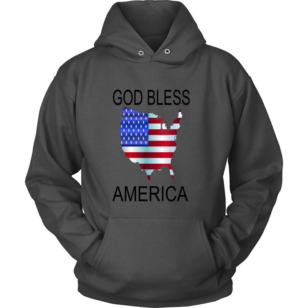 GOD BLESS AMERICA HOODIE PULLOVER