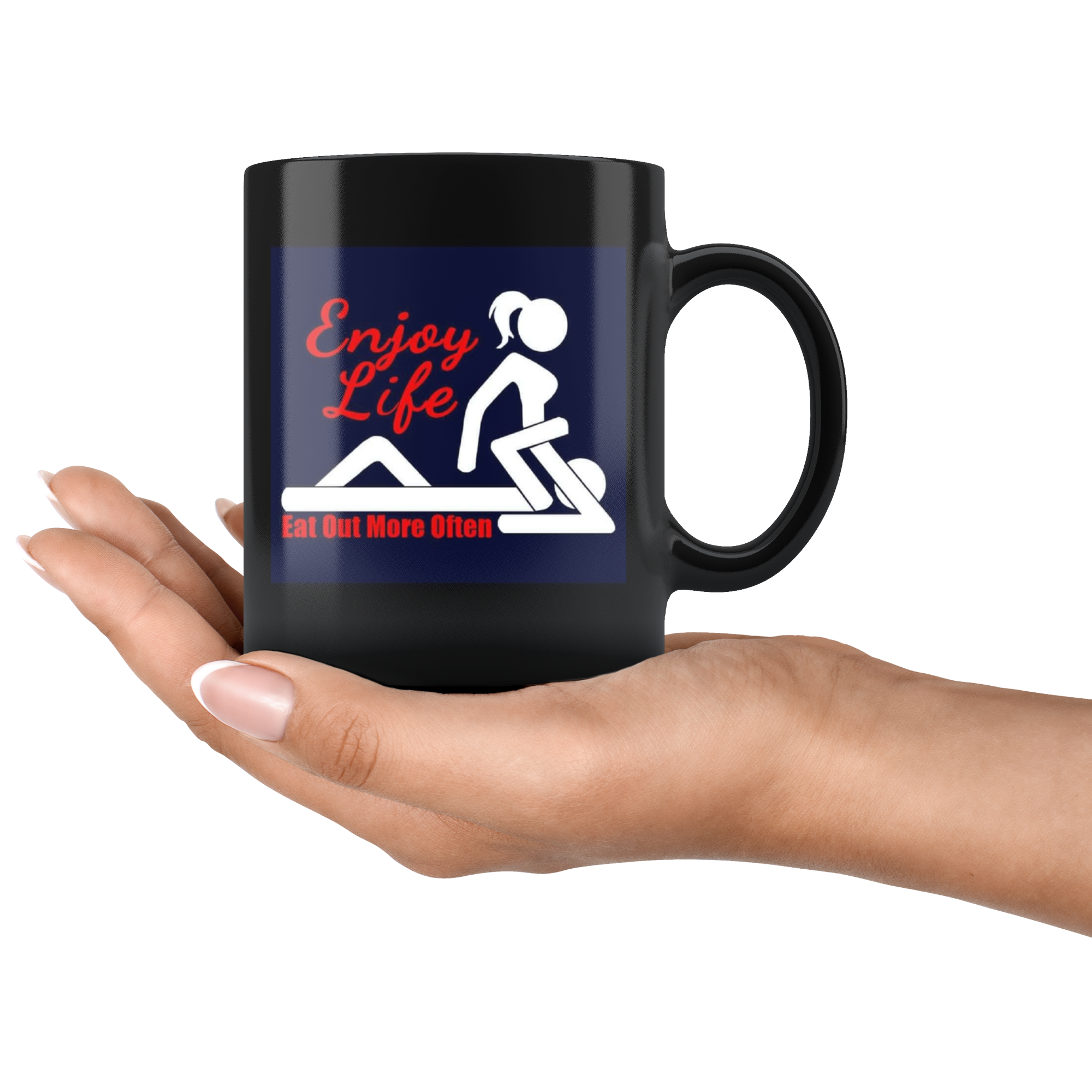 Enjoy life sexy funny 11 oz mug adult humor