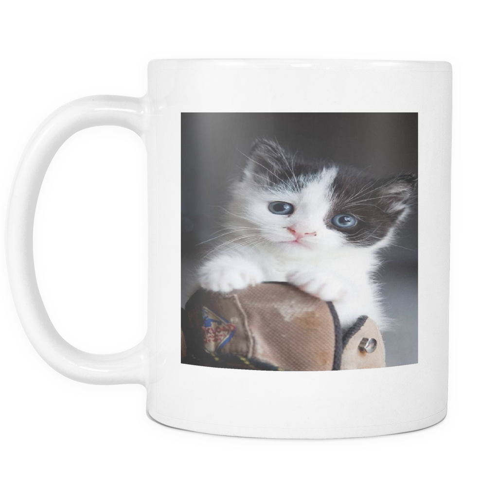 Cute Kitten Cat double sided 11 ounce coffee mug