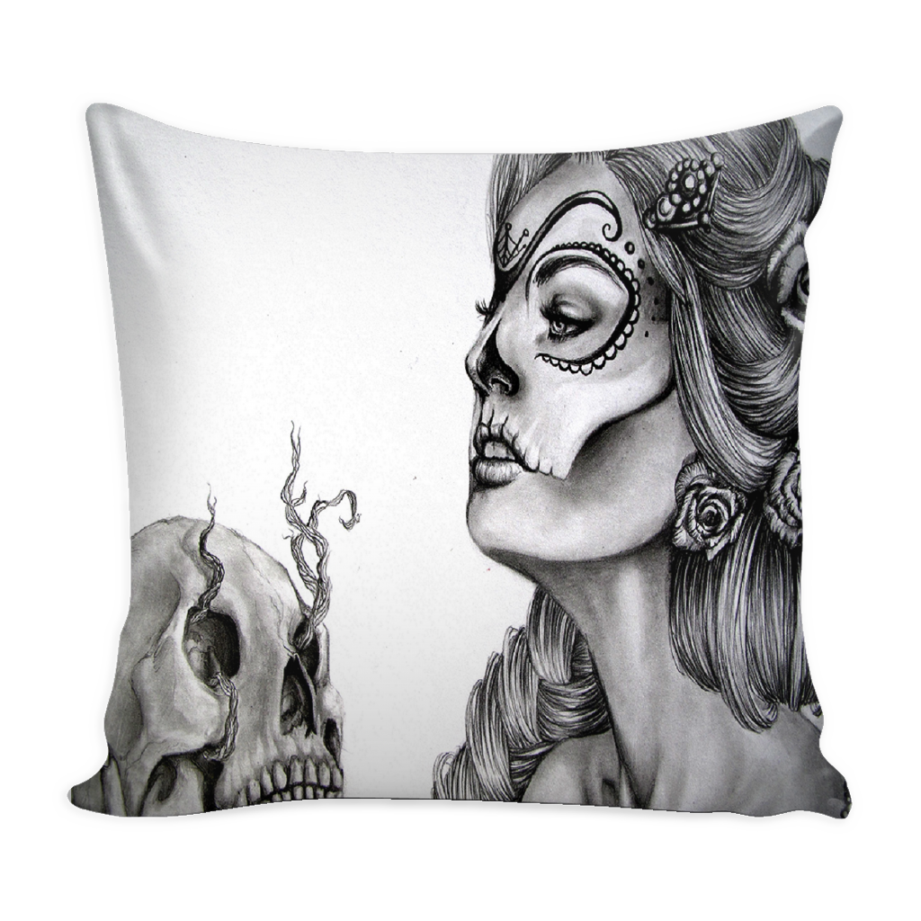 Skull Fantasy Art pillow cover